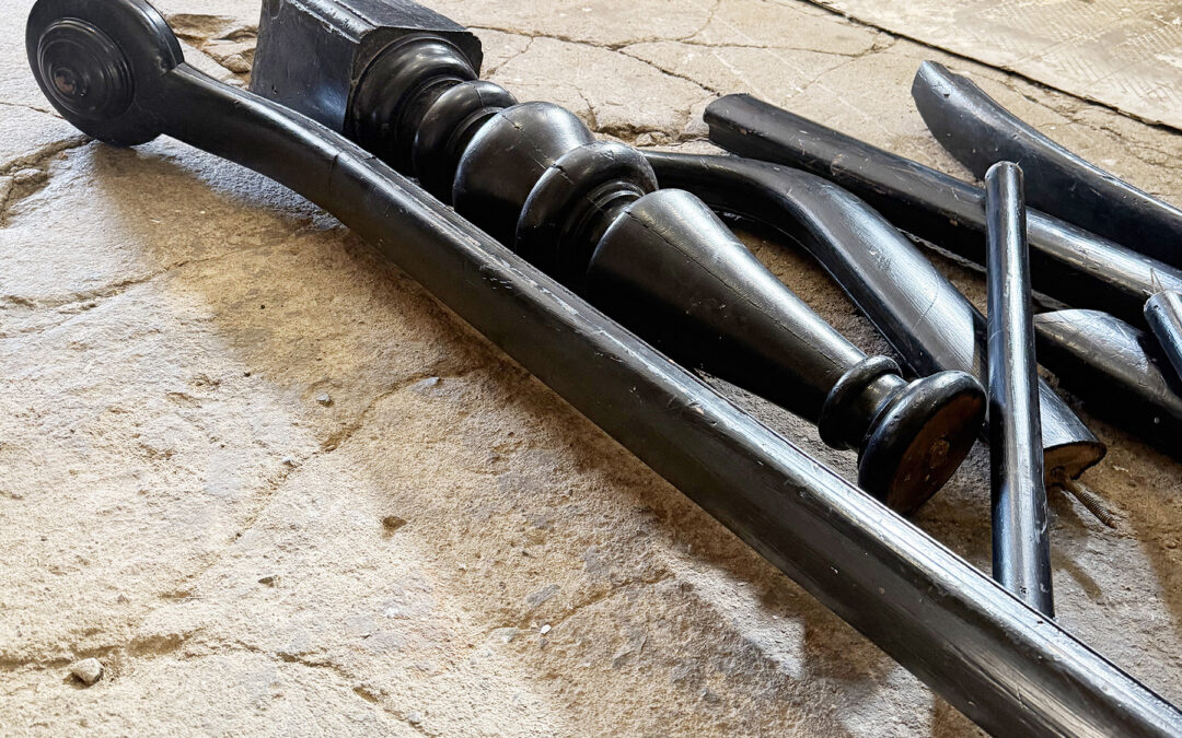 Available: Salvaged stair banister from ca.1870 New Haven townhouse