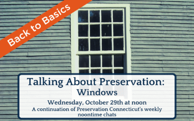 Back to Basics! Talking About Preservation: Windows, October 29, 2025